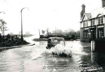 Making a splash as Brownhill roundabout left under water