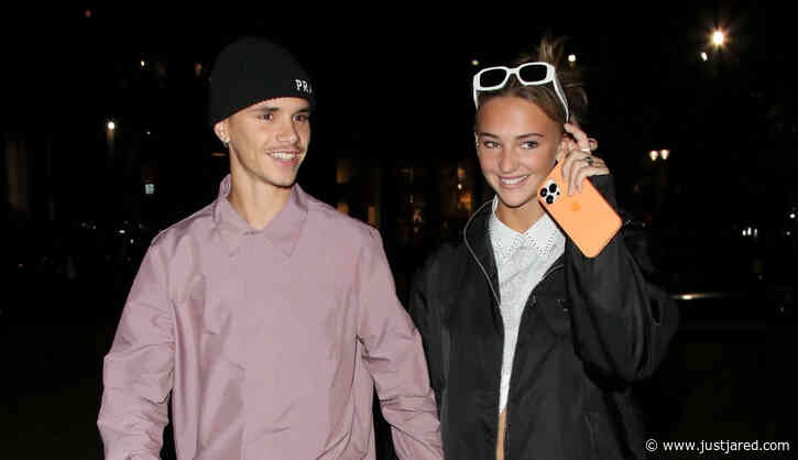 Romeo Beckham Spotted on Date Night in London with Girlfriend Mia Regan