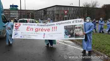 Arras : les infirmiers anesthésistes manifestent pour demander « une vraie reconnaissance du métier » - La Voix du Nord