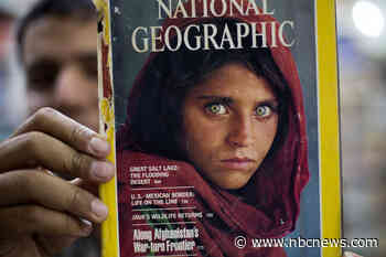 'Afghan girl' from famous National Geographic cover is given refuge in Italy