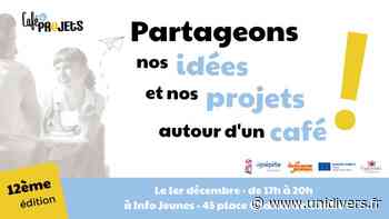 Café des projets Info Jeunes Nouvelle-Aquitaine – Poitiers / Europe Direct Vienne-Deux-Sèvres mercredi 1 décembre 2021 - Unidivers
