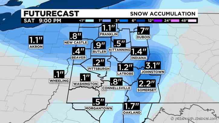 Pittsburgh Weather: Wind, Cold Temperatures, And Early Snow Showers Start The Weekend