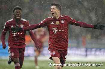 Champions League - Gruppensieg perfekt: Eiskalte Bayern siegen im Schnee - Stuttgarter Zeitung