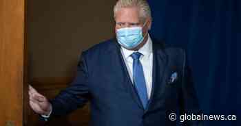 Doug Ford calls on feds for flight ban amid new COVID-19 variant detected in South Africa