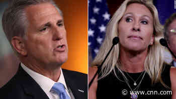 Marjorie Taylor Greene rips leader of her party