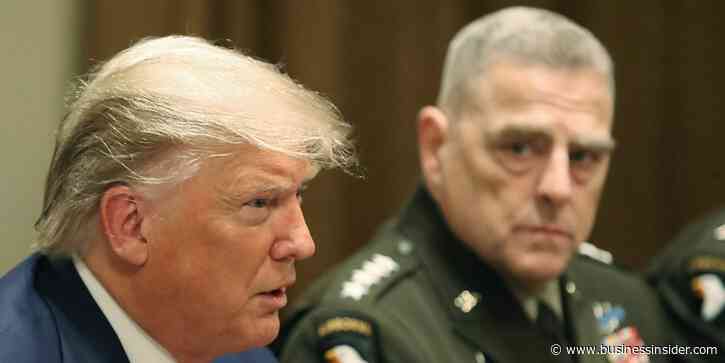 Trump says top US general should be 'tried for treason' for intervening to prevent a war with China