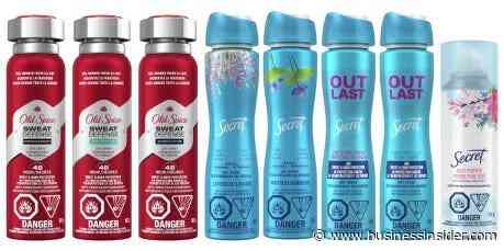 Procter & Gamble is recalling some Old Spice and Secret antiperspirants after a cancer causing chemical was detected