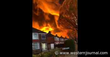 Massive Fire Rips Through UK Town, Stunning Onlookers as Images Flood Twitter