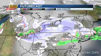 First Alert Weather: Lake flakes end, more light snow possible Sunday