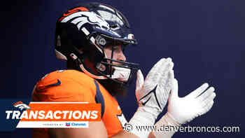 Broncos activate G Austin Schlottmann from Reserve/COVID-19 list, designate ILB Micah Kiser for return - DenverBroncos.com