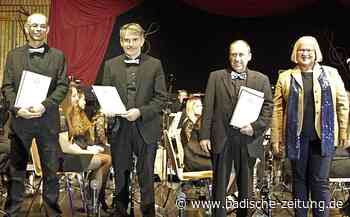 Stadtkapelle ehrte langjährige Musiker - Kenzingen - Badische Zeitung