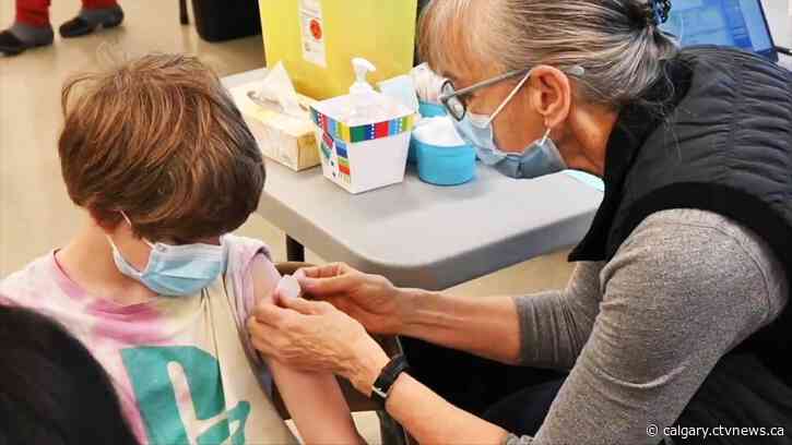 'It doesn’t really hurt, it was quick and easy': Kids  roll up their sleeves across Alberta to get COVID-19 vaccine