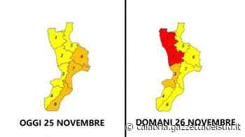 Meteo Calabria: allerta rossa in provincia di Cosenza, arancione a Catanzaro, Crotone e Reggio - Gazzetta del Sud - Edizione Calabria