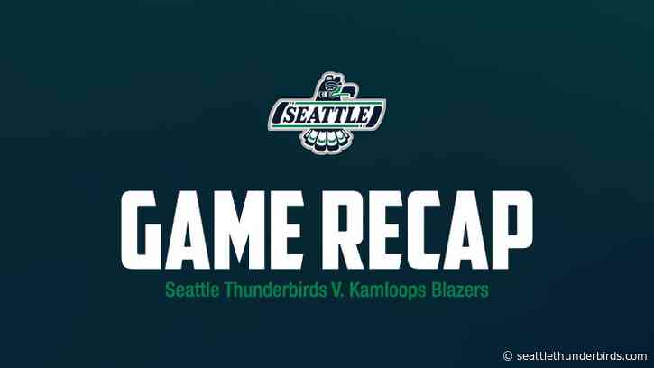 Depleted T-birds Fall to Kamloops – Seattle Thunderbirds - seattlethunderbirds.com