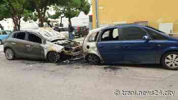 Due auto in fiamme in via Valdemaro Vecchi, sconosciute le cause - Trani news24city