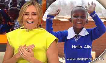 Allison Langdon breaks down on Today after sponsoring an African child - Daily Mail