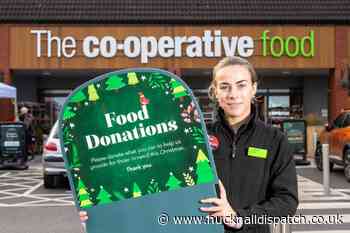 Hucknall shoppers urged to support Co-op's annual Christmas food bank appeal - Hucknall Dispatch