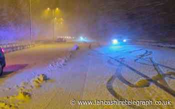 Storm Arwen batters Lancashire with snow and high winds