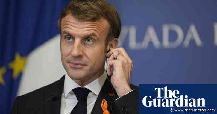Macron calls for greater cooperation from UK over refugee Channel crossings – video