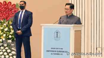 Artificial Intelligence Can Help Reduce Backlog of Pending Cases: Law Minister Kiren Rijiju