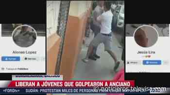 Quedan libres los cuatro adolescentes que golpearon a anciano en Guadalajara - Noticieros Televisa