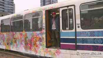 How an old LRT car is bringing a-r-t to Calgary's west downtown