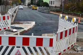 Heine-Straße bleibt länger eine Baustelle - Freie Presse