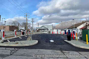 Tesla charging station open for travelers in Osoyoos – Penticton Western News - Pentiction Western News