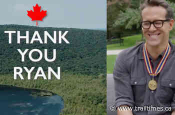 'Canada loves you back': Ryan Reynolds honoured with Governor General's Award – Trail Daily Times - Trail Times