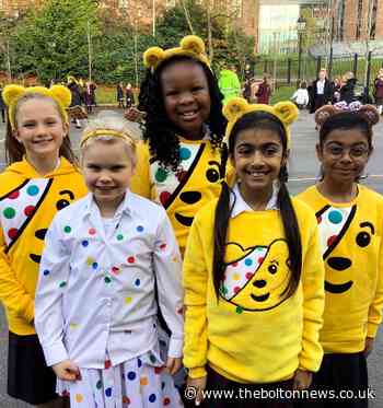 Bolton School kids have fun for Children in Need - The Bolton News