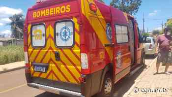 Homem cai de escada enquanto realizava manutenção em telhado e precisa ser socorrido pelo Siate - CGN