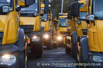 Gritters in action as Storm Arwen hits Bradford - Bradford Telegraph and Argus