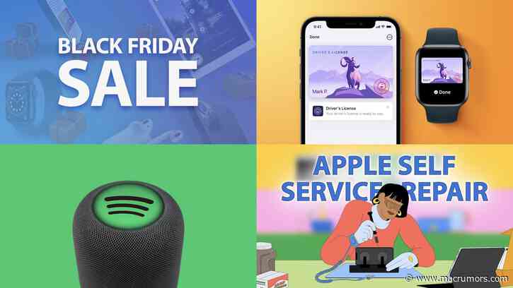 Top Stories: Black Friday Deals, Apple Delays Digital IDs, Tim Cook Talks DIY Repairs, and More