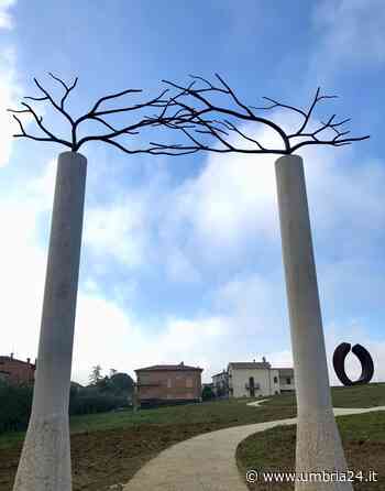 Parco delle sculture di Brufa: ora anche l'ingresso è un'opera d'arte - Umbria 24 News
