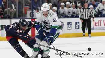 Merzlikins stops 39 shots, Blue Jackets beat Canucks 4-2 - Lethbridge News Now