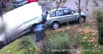 ‘Yodel driver smashes into car’ on CCTV in Sutton Coldfield then reverses off - but police ‘close case’ - Birmingham Live