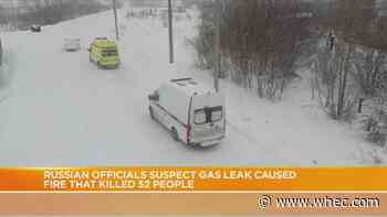 Russian officials suspect gas leak caused deadly fire