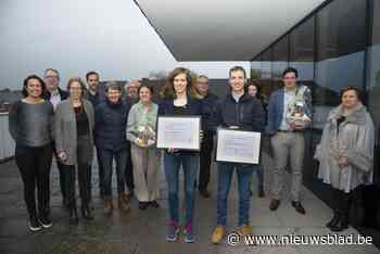 Hulde voor olympiërs Mauri Vansevenant en Julie Van de Velde