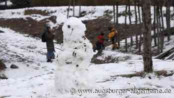 Bilder vom Schnee am ersten Advent in Augsburg - Augsburger Allgemeine