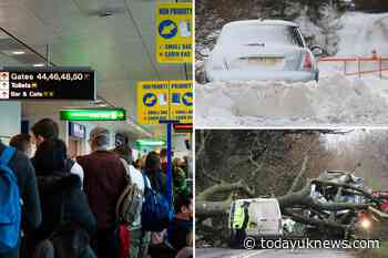 Passengers Hit By Stanstead Delays & Trains Cancelled After 100mph Wind Carnage - Todayuknews - Todayuknews