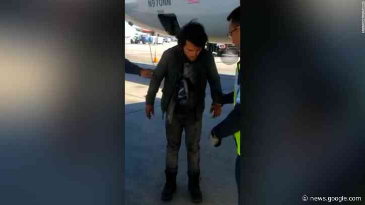 A stowaway was found in the landing gear of a plane at the Miami airport, authorities say - CNN