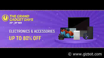 Flipkart Grand Gadgets Sale: Up To 80% Discount Offers On Electronic Devices - Gizbot