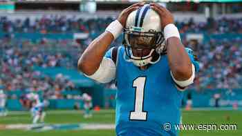 Panthers bench Cam in blowout loss to Dolphins