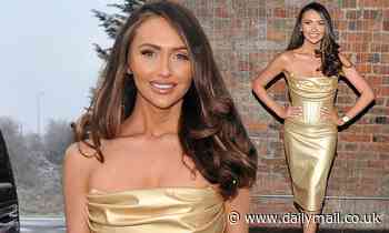 Charlotte Dawson flaunts her incredible weight loss in a figure hugging gold dress - Daily Mail