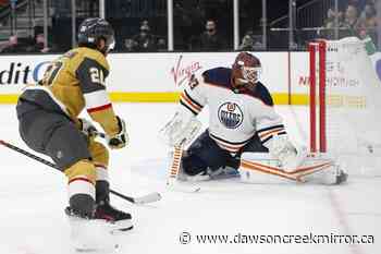 Koskinen stops 36 shots, Edmonton tops Golden Knights, 3-2 - Dawson Creek Mirror