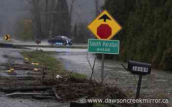 Evacuation alerts, highway closures as more rain hammers southern B.C. - Dawson Creek Mirror
