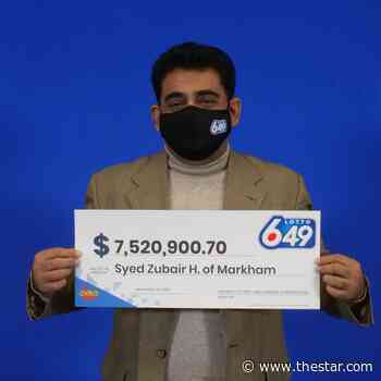 'I have no words,' declares Markham father after becoming city's 2nd $7-million man - Toronto Star