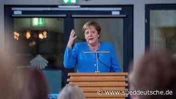 Schild an Merkels Wahlkreisbüro in Stralsund abgebaut - Süddeutsche Zeitung