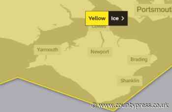 Yellow weather warning for ice for the Isle of Wight - Isle of Wight County Press