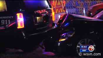 Driver rear-ends police cruiser in Hollywood - WSVN 7News | Miami News, Weather, Sports | Fort Lauderdale